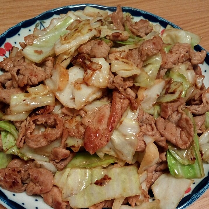 簡単中華！豚肉とキャベツのオイスターソース炒め